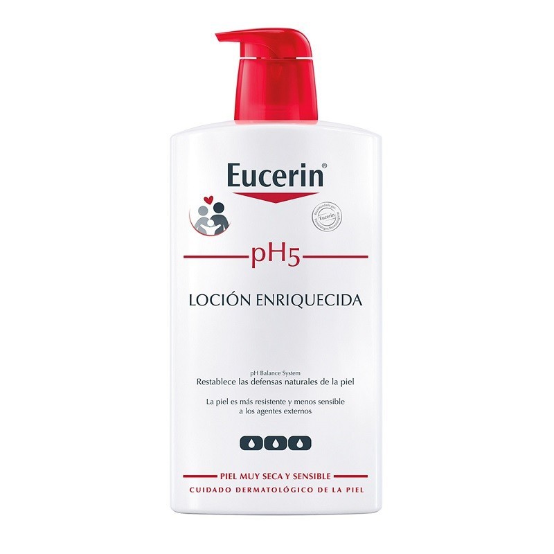 EUCERIN FAMILY PACK  LOCION ENRIQUECIDA 1 L+400ML GRATIS
